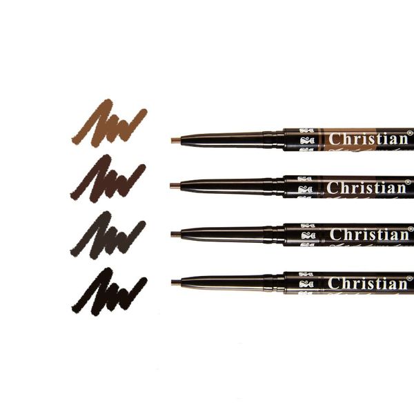 Олівець для брів автоматичний із щіточкою Christian CH-25 № 02 Soft brown CH-25 № 02 Soft brown фото