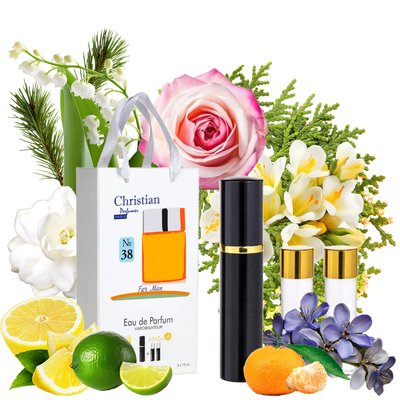 Набор парфюмерии для мужчин 3x12 ml Christian K-155m № 38 по мотивам "Happy for men" CLINIQUE K-155m № 038 фото