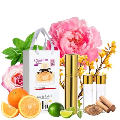 Набор парфюмерии для женщин 3x12 ml Christian K-155w № 2 по мотивам "Flora" GUCCI K-155w № 002 фото