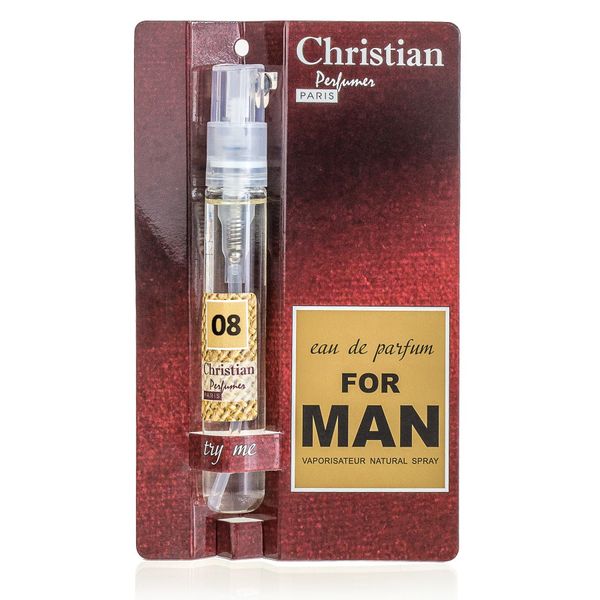 Мини-парфюм спрей для мужчин Christian 16 ml K-16m № 8 по мотивам "Bleu de Chanel" C. CHANEL K-16m № 008 фото
