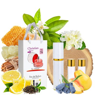 Набор парфюмерии для женщин 3x12 ml Christian K-155w № 79 по мотивам "Scarlette" CACHAREL K-155w № 079 фото
